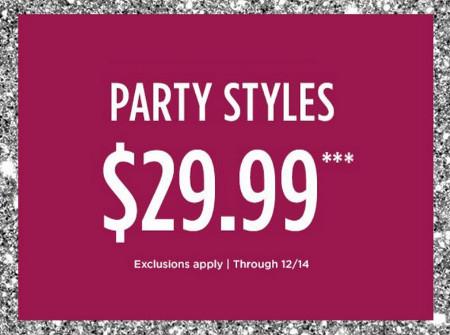 Party Styles $29.99