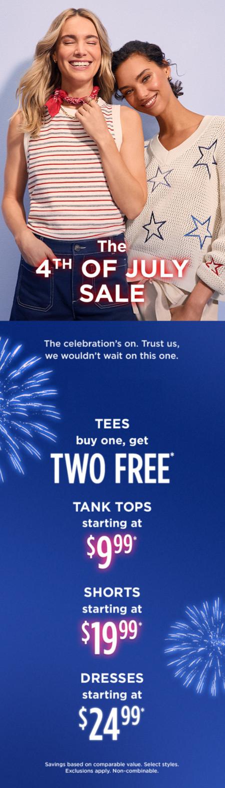 The 4th of July Sale