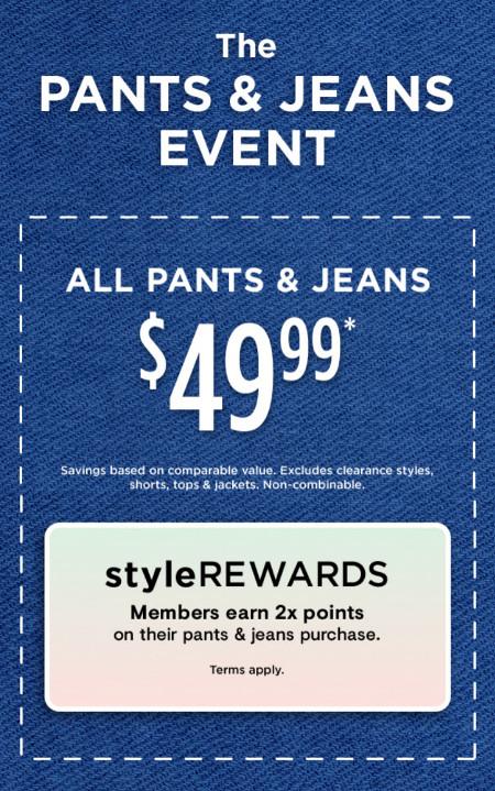 The Pants and Jeans Event