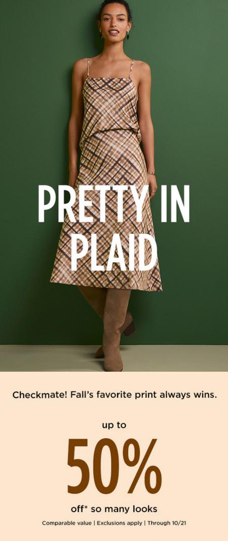 Up to 50% off So Many Looks